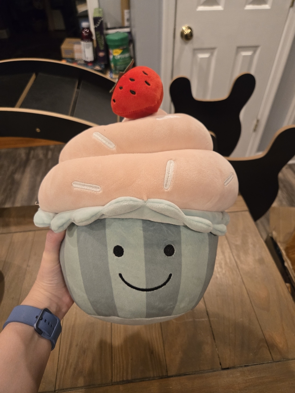 Pillowfort Mint and Pale Pink Cupcake Plush